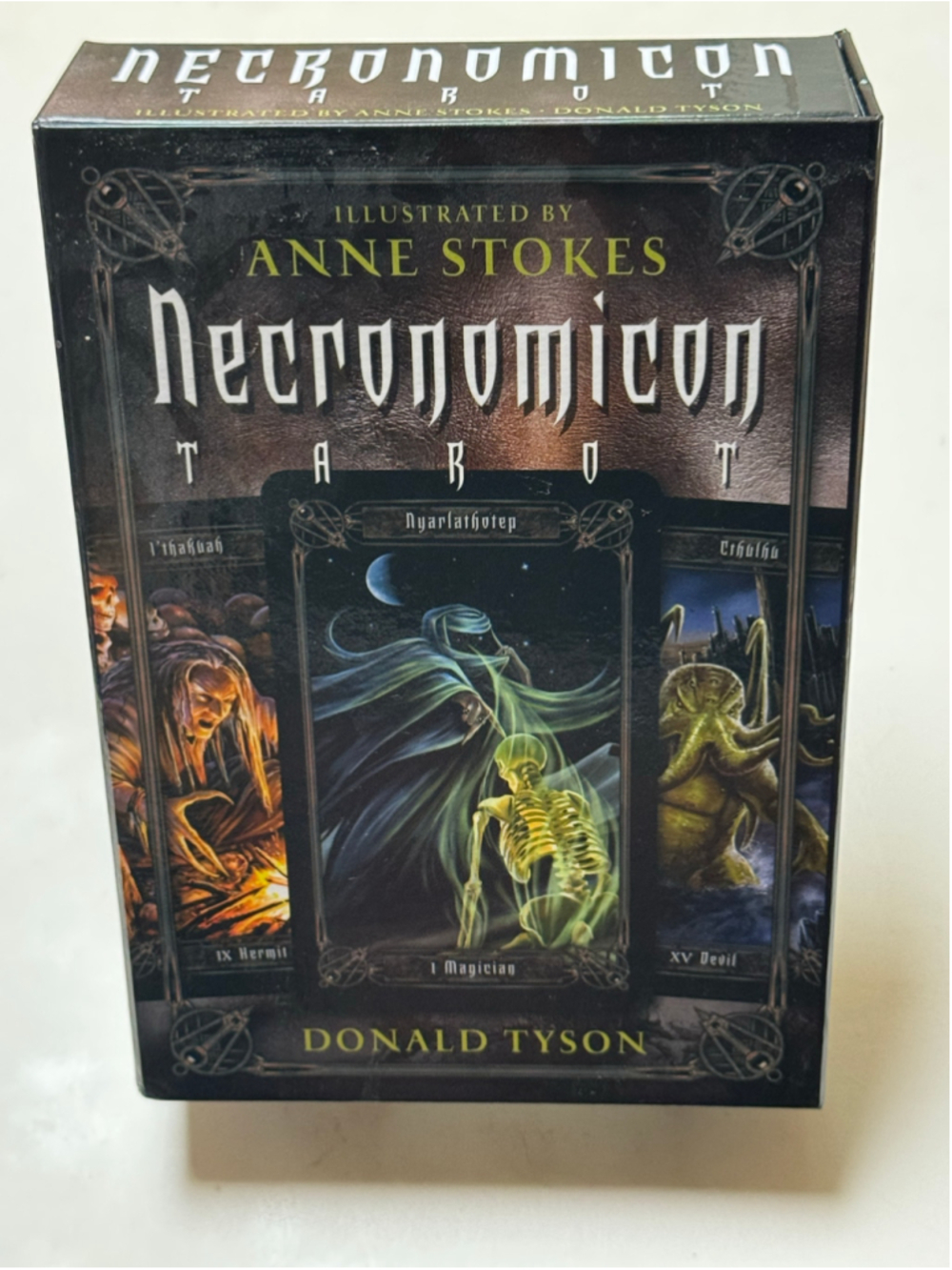 Necronomicon Tarot 78 Card Deck and 240 Page Companion Book Donald Tyson
